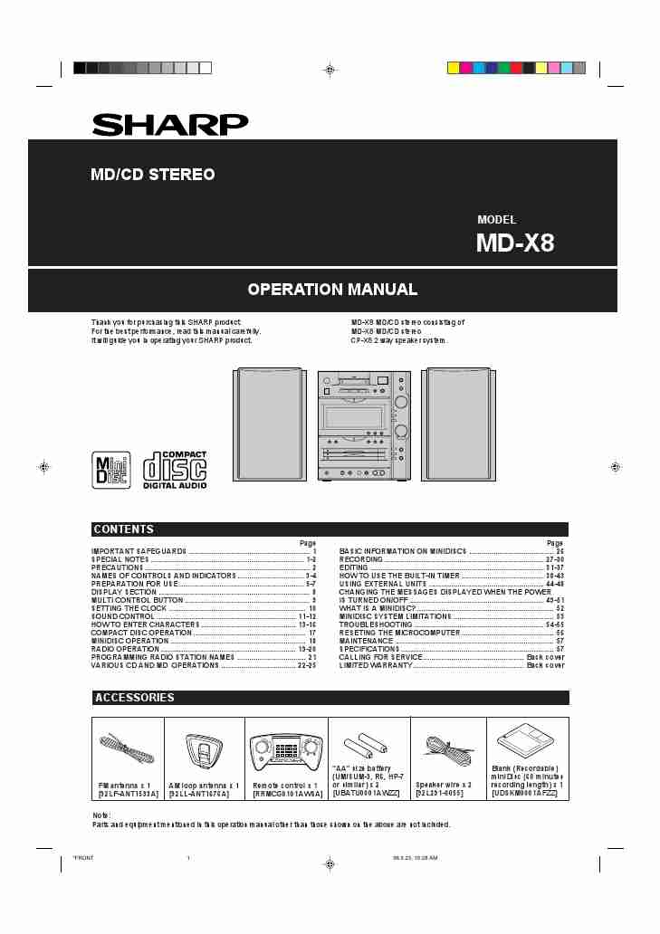 Sharp Stereo System MD-X8-page_pdf